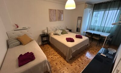 Chambre triple confortable près de la gare d&rsquo;Atocha et du musée Reina Sofia Ferro1